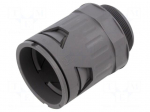 Straight terminal connector | Thread: metric,outside | IP68,IP69