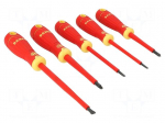 Screwdriver: insulated-set | insulated | Pozidriv&reg;,slot | BahcoFit