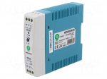 Power supply: switching | for DIN rail | 20W | 24VDC | 0&divide;1A | OUT: 1