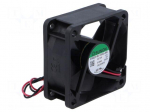 Fan: DC | axial | 12VDC | 60x60x25mm | 32.76m3/h | 27dBA | ball | 4500rpm