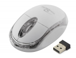 Klaviatuurid ja hiired // Arvuti hiired // TM120W Mysz bezprzewodowa 2.4GHz 3D  optyczna USB Condor biała