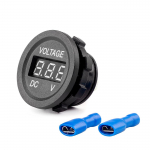 Patareid, akud, toiteplokid ja adapterid // Aku ja aku testrid ja m&otilde;&otilde;teseade // Dodatkowy woltomierz cyfrowy do zabudowy 12v 24v mod-02 amio-02852