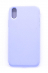 Back panel cover Evelatus Apple iPhone Xs Premium Soft Touch Silicone Case Lilac Purple