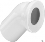 WC elbow 45&deg;, white, Viega