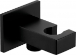 Wall shower holder SQ black Herz