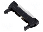 Connector: IDC | socket | male | PIN: 30 | 3000 | straight | 5A | THT | 2.54mm