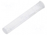 Fiber for LED | &Oslash;5.6mm | L: 31.8mm | round | Front: convex | flexible