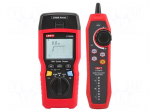 Tester: LAN wiring | LCD 2,8" | Equipment: case,RJ45-RJ11 adapter