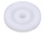 Spur gear | whell width: 6mm | &Oslash;: 43.4mm | Number of teeth: 60