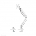 Neomounts NM-D775WHITEPLUS Monitor arm 10-49" - gas spring - Topfix - 180&deg;-stop