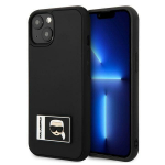 Back panel cover Karl Lagerfeld  Karl Lagerfeld Ikonik Patch Case for iPhone 13 - Black