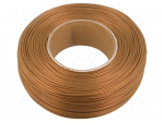 Filament: PLA | 1.75mm | bronze | 185&divide;225&deg;C | 1kg | Table temp: 40&divide;60&deg;C