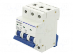 Circuit breaker | 40A | Poles: 3 | for DIN rail mounting | Charact: B
