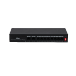 PFS3010-8ET-65, 10-Port Unmanaged Desktop Switch with 8-Port PoE, Dahua