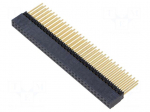 Connector: pin strips | socket | male | PIN: 64 | straight | THT | 2.54mm