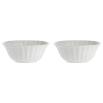 Set of 2 Ducale Salad Bowls - White, 23 cm