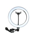 Riff HX360 36cm LED Light Ring 13W with Smartphone holder + remote Black