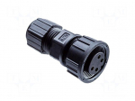 Connector: circular | 2A | socket,plug | female | PIN: 18 | IP67