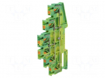 Splice terminal: rail | PT | for DIN rail mounting | push-in | ways: 3