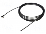 Cable: for sensors/automation | M8 | PIN: 5 | angled | 5m | plug | 30VDC
