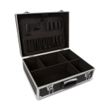 TOOL CASE WITH ALUMINIUM FRAME - 455 x 330 x 152 mm - 22,8 L - BLACK
