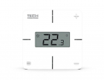 Wireless room controller mechanical white R-8X