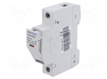 Fuse holder | 10x38mm | for DIN rail mounting | 20A | Poles: 1 | 1kVDC