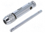 Tap wrench | M5&divide;M12 | with ratchet