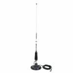 Folding CB PNI LED 850 antenna with magnetic base 145 mm, 85 cm long, 26-28 MHz, 300 Watt, illuminates during transmission, PL thread type, without accessories