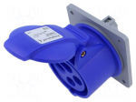 Connector: AC supply 3-phase | socket | female | 16A | 250VAC | IP&S
