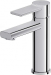 Wahbasin faucet Zip with click-clack waste, chrome