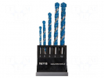 Drill set | concrete,wood,metal,universal | 4mm,5mm,6mm,8mm,10mm