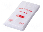 Plastic bag | L: 320mm | Width: 140mm | Thick: 6um | HDPE | transparent