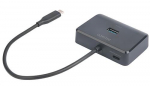 USB-C hub DELTACO, 5 Gbps, 4x USB-A, black / 1902428 / USBC-HUB203