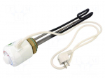 Heating element: heater | with thermostat | 1.5kW | 230VAC | 360mm
