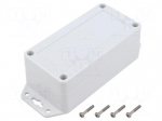 Enclosure: multipurpose | X: 60mm | Y: 120mm | Z: 45mm | ZP | ABS | gasket