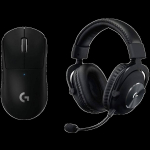 LOGITECH G PRO X Wireless LIGHTSPEED Gaming Mouse and headset - BLACK - 2.4GHZ/BT - EMEA29-953