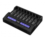 Prof. VC8S laadija/anal&uuml;saator | 8 kanalit | Li-ion/Ni-MH/LiFePO4, mahutavuse test, USB-C