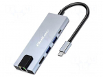 Hub USB | OTG,Thunderbolt 3,Thunderbolt 4,USB 2.0,USB 3.0 | PnP