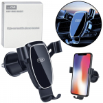 Auto- ja mootorrattatooted, elektroonika, navigatsioon, CB raadio // Kaubad autodele, mootorratastele, motorolleritele // Uchwyt Samochodowy Grawitacyjny Na Telefon Do Kratki Wentylacyjnej Czarny