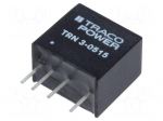 Converter: DC/DC | 3W | Uin: 4.5&divide;13.2V | 24VDC | Iout: 125mA | SIP | 2.1g