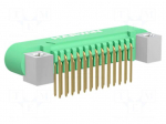 Connector: wire-wire/PCB | socket | male | PIN: 26 | Gecko | 2A | 450V