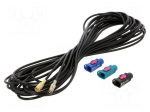 Cable | 9m | Fakra female,SMB female | Car brand: universal