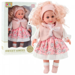 M&auml;nguala | PC | Konsoolid | Tarvikud // M&auml;nguasjad ja m&auml;ngud lastele // Lalka Sweet Angel W R&oacute;żowej Sukience W Kwiatki Bezrękawnik Opaska 36cm