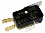 Microswitch SNAP ACTION | with lever | SPDT | 16A/250VAC | ON-(ON)