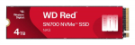 SSD|SANDISK|5100xTBW rating|MTBF 1750000 h|Read speed 3400 MB/s|Write speed 3100 MB/s|NVMe Yes|PCI Express 3.0|M.2|4000 GB|POWERED BY SANDISK|Red SN700|WDS400T1R0C