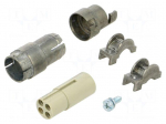 Connector: HDC | contact insert | female | MIXO BUS | PIN: 4 | 10A | 50V