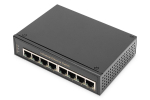 Digitus 8 port Gigabit Ethernet network switch, industrial, unmanaged