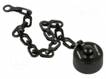 Protection cover | black | aluminium alloy | MS/DS | -55&divide;125&deg;C