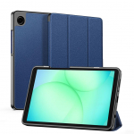 Book case Dux Ducis Samsung Galaxy Tab A9 / Tab A11 Domo Series Tri-fold Stand PU Leather Tablet Cover Blue